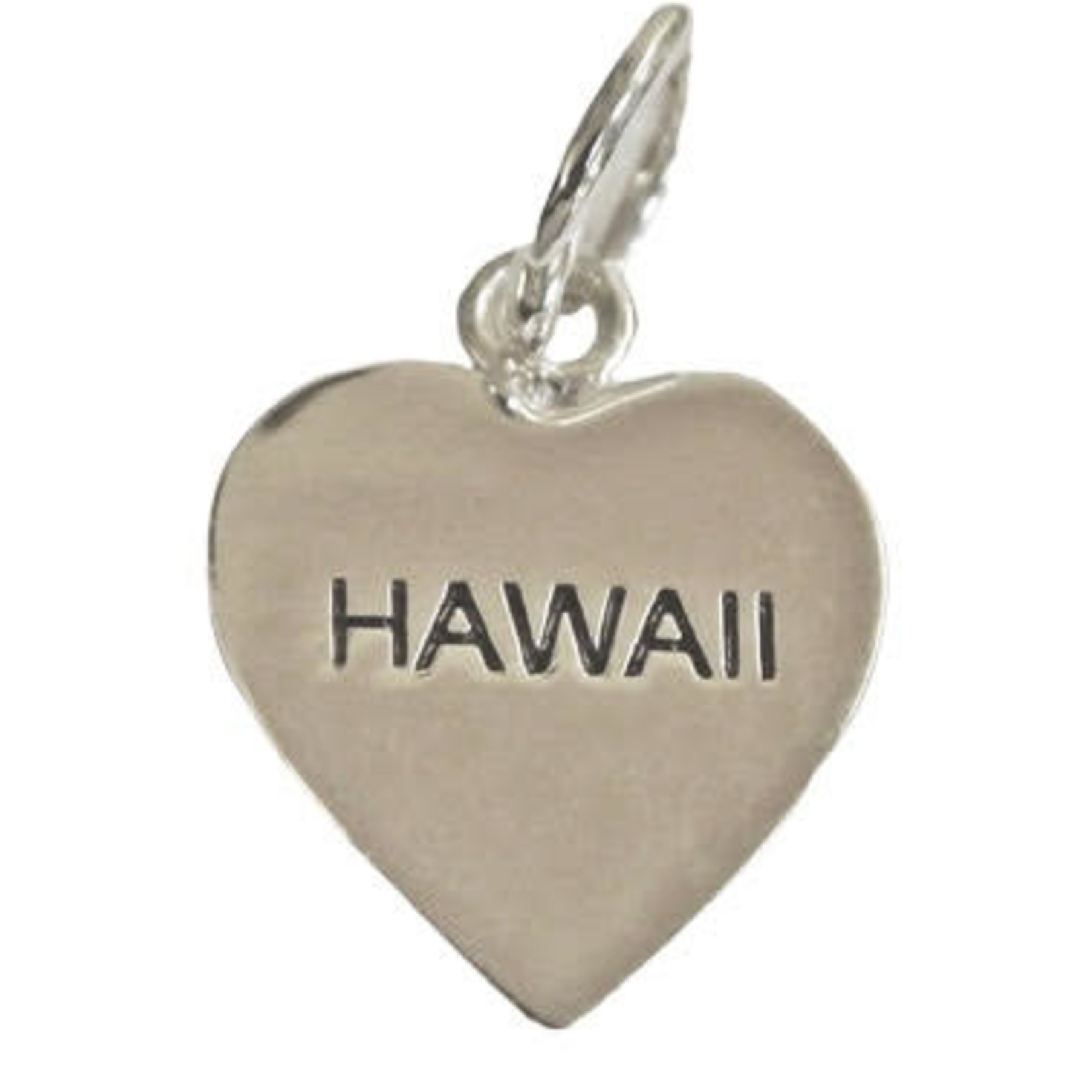 P54 Sterling Silver Hawaii Heart Pendant