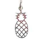 P236 Sterling Silver Open Pineapple Pendant