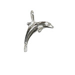 P193 Sterling Silver Dolphin Pendant