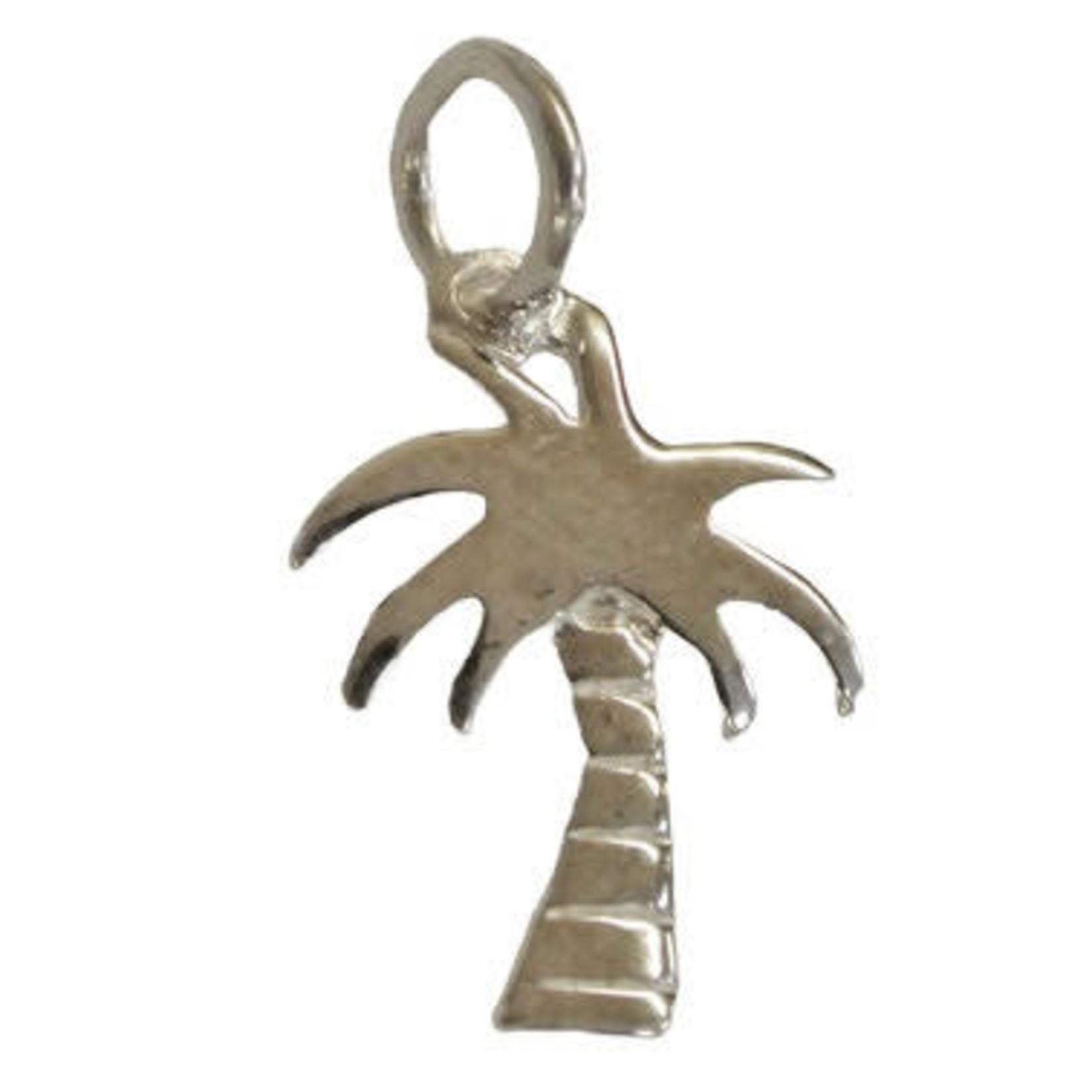 P19 Sterling Silver Palm Tree Pendant