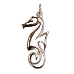 P17 Sterling Silver Seahorse Pendant