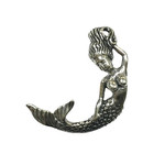 P157 Sterling Silver Mermaid Pendant