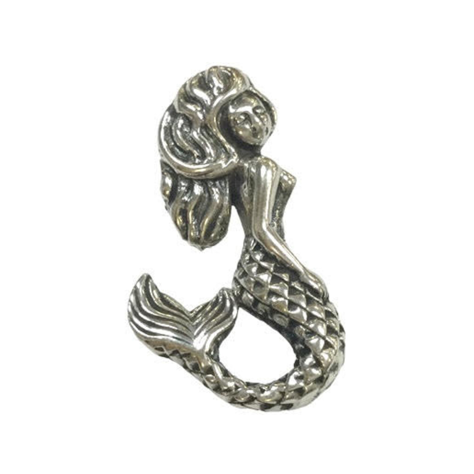P152 Sterling Silver Small Mermaid Pendant