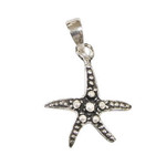 P111 Sterling Silver Starfish Pendant