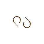 SE495G Gold Fill 3/4 Hoop Post Earrings 12mm