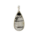 Sterling Silver Rutilated Quartz Pendant