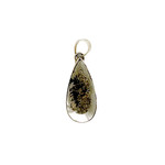 Sterling Silver Pyrite (Fool's Gold) Pendant