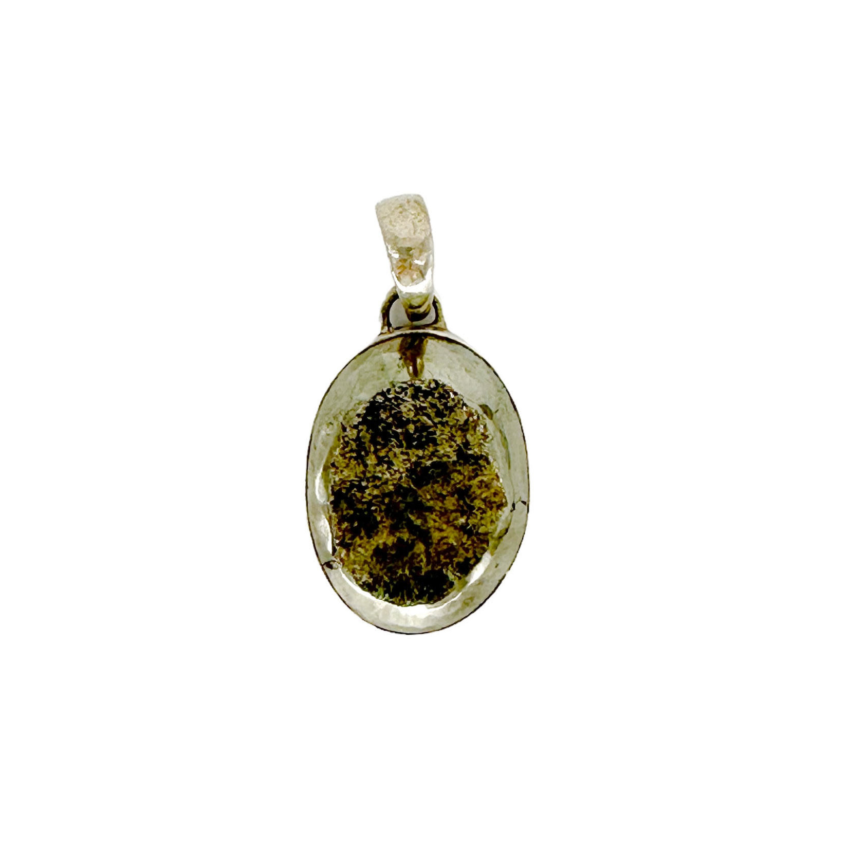 Sterling Silver Pyrite (Fool's Gold) Pendant
