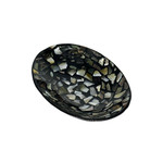 Handmade Caping Shell Mosaic Chip Oval Bowl 20cm