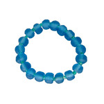 BGL45 Beach Glass Bracelet Blue