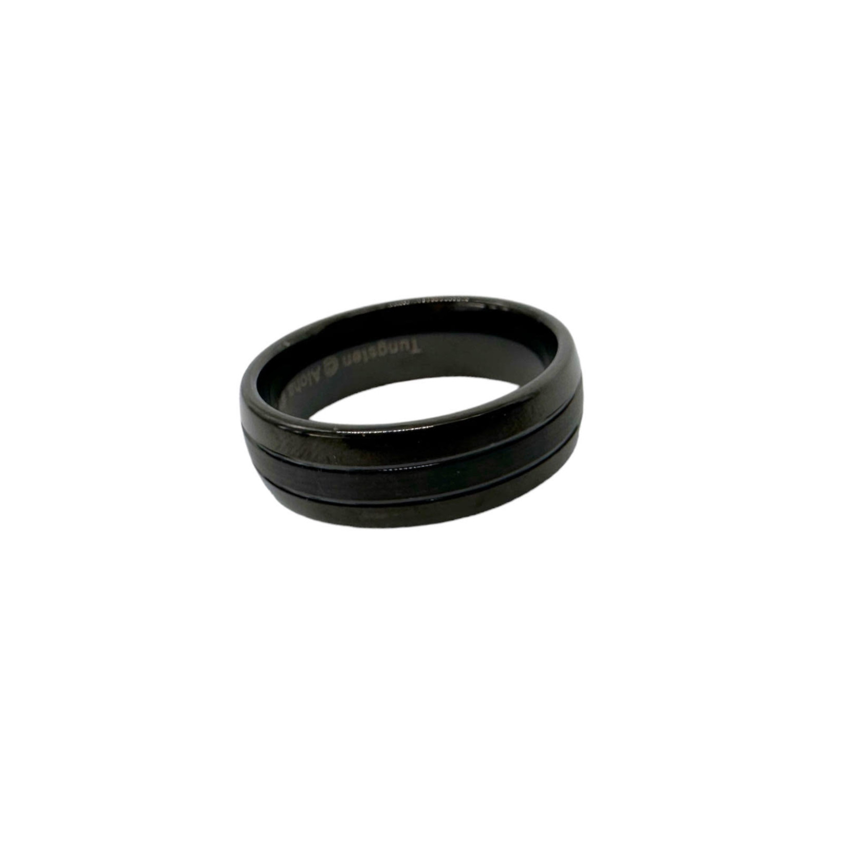 Men's 8mm Black Tungsten Ring