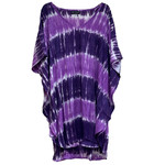 Hand Dyed Cover Up Tunic Purple