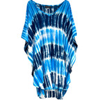 Hand Dyed Cover Up Tunic Blue