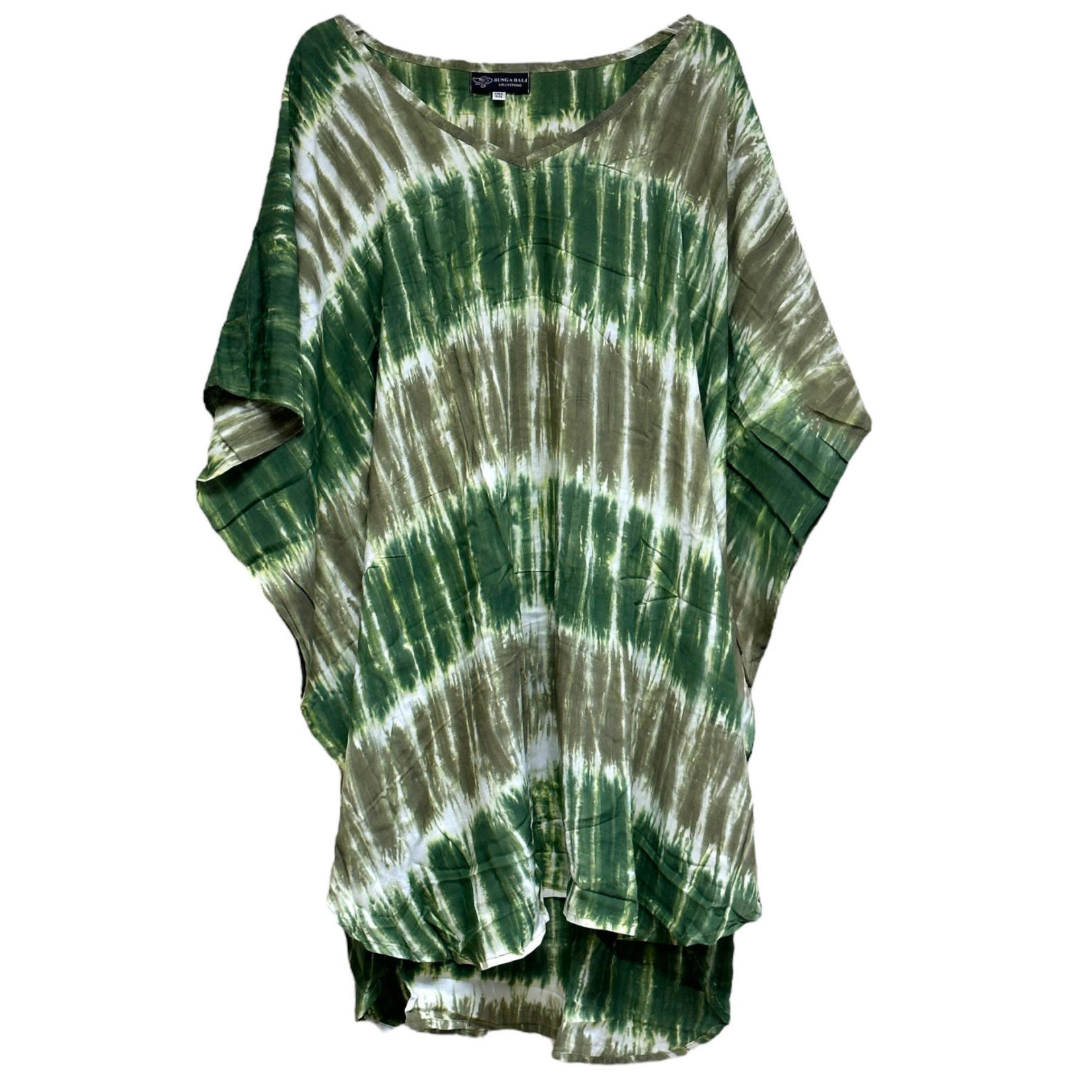 Hand Dyed Cover Up Tunic Green