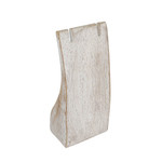 Necklace Display Small White  Wash 10cm