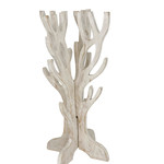 Coral Jewelry Display White