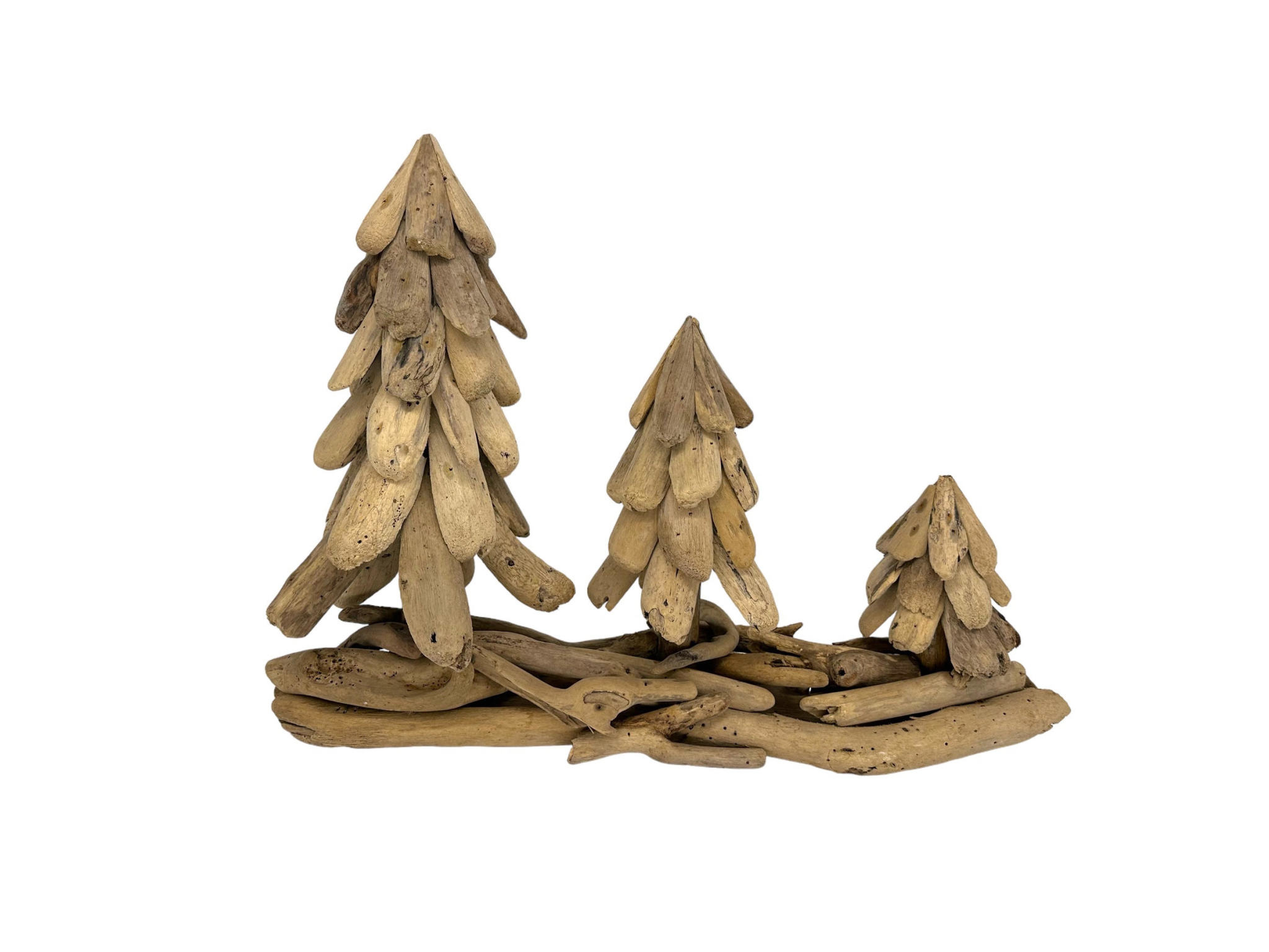 Driftwood Christmas Trees 30cm x 50cm Maka Imports