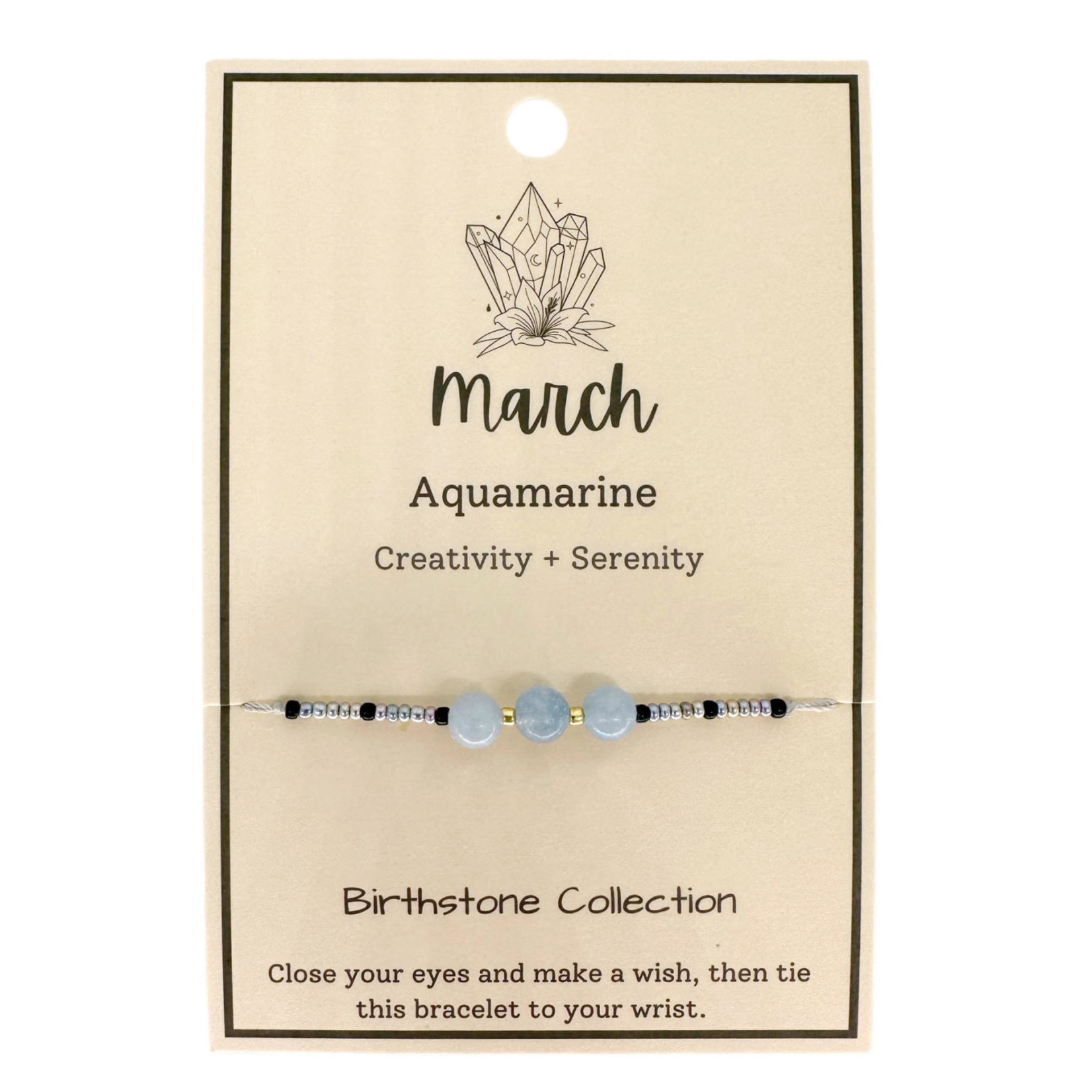 Birth Month Wish Bracelet March