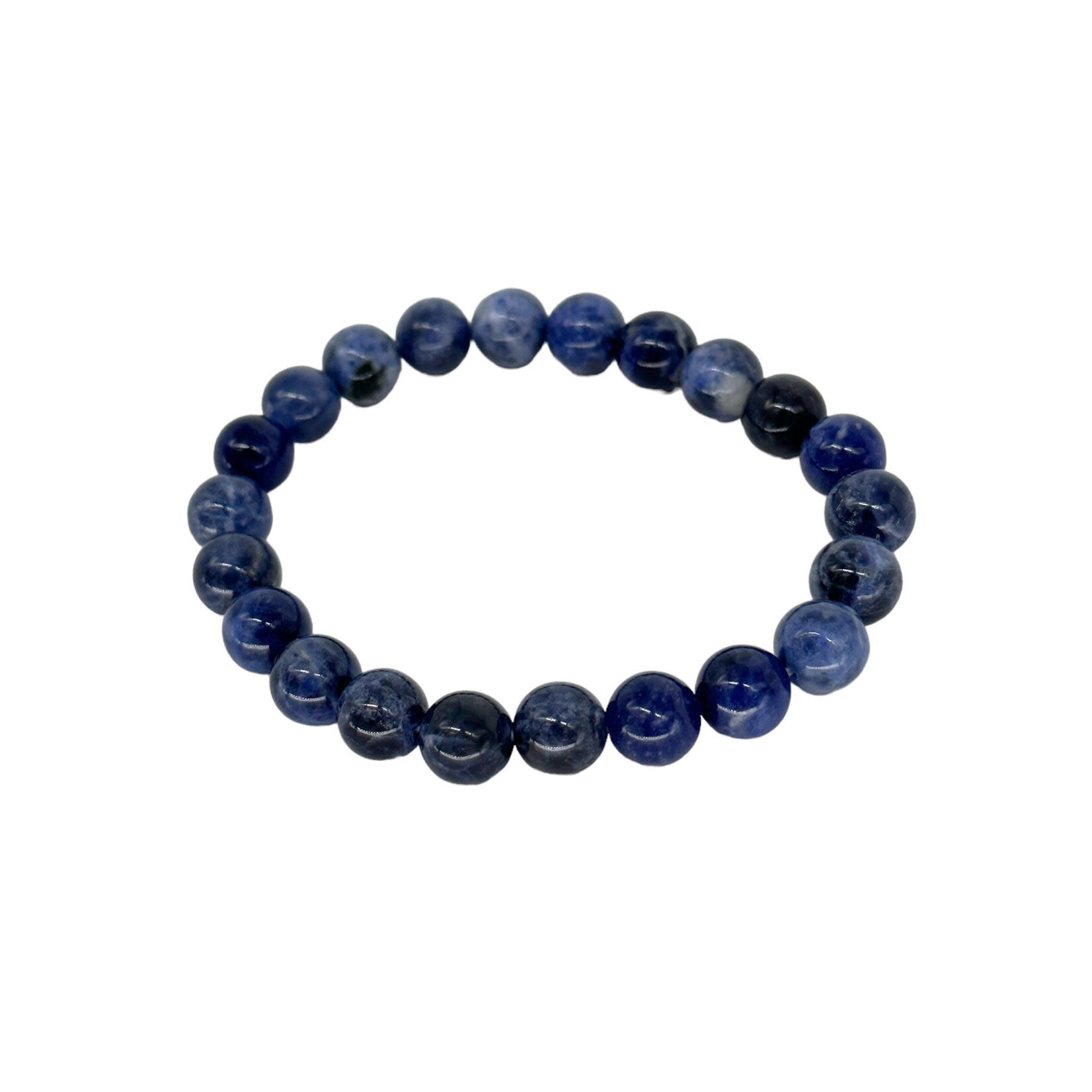 Sodalite Gemstone Stretch Bracelet 8mm
