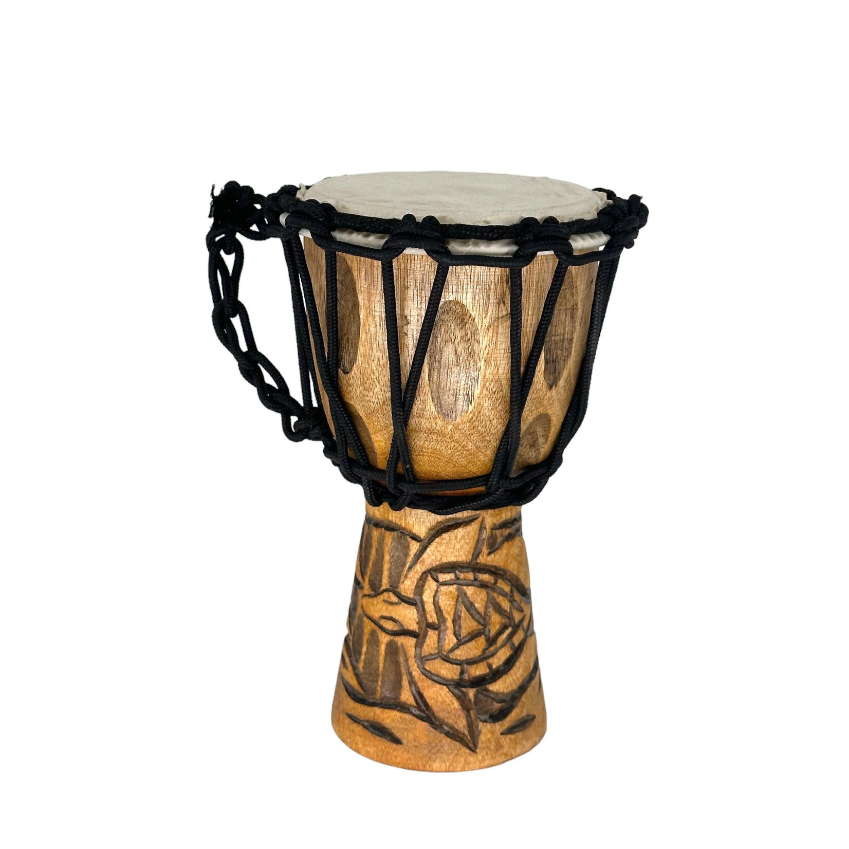 Hand Carved Turtle Drum 20cm