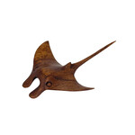 Hand Carved Manta Ray 10cm