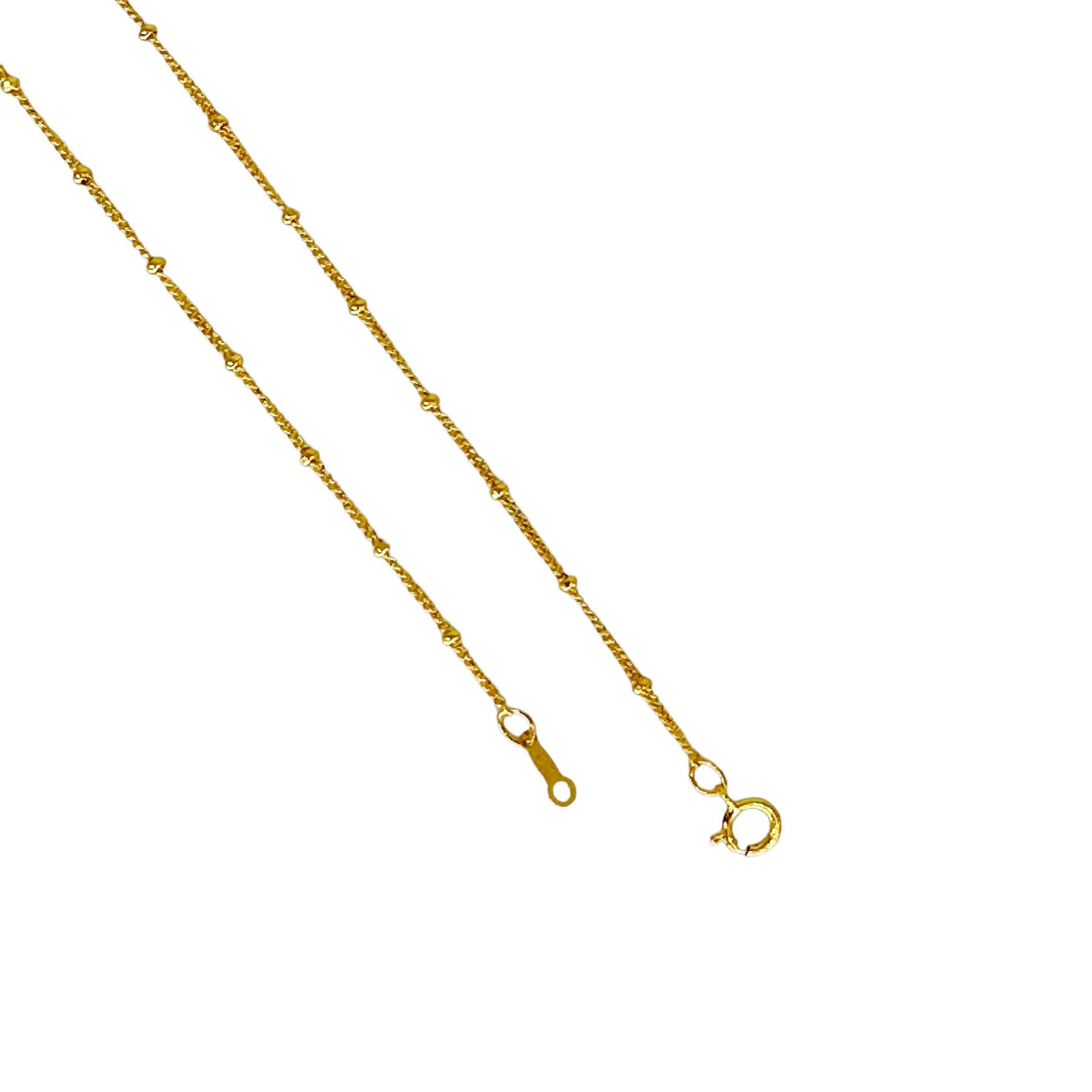 Gold Fill 1.2mm Curb with Bead Chain