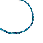 Apatite Adjustable 16-18” 3mm Gemstone Bead Necklace