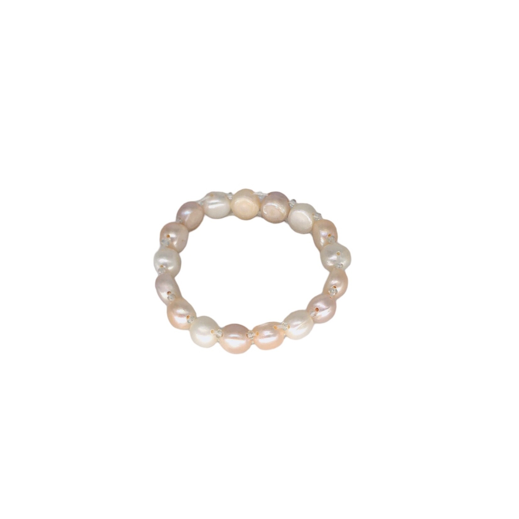 9mm Cultured Freshwater Multi Color Button Pearl Bracelet