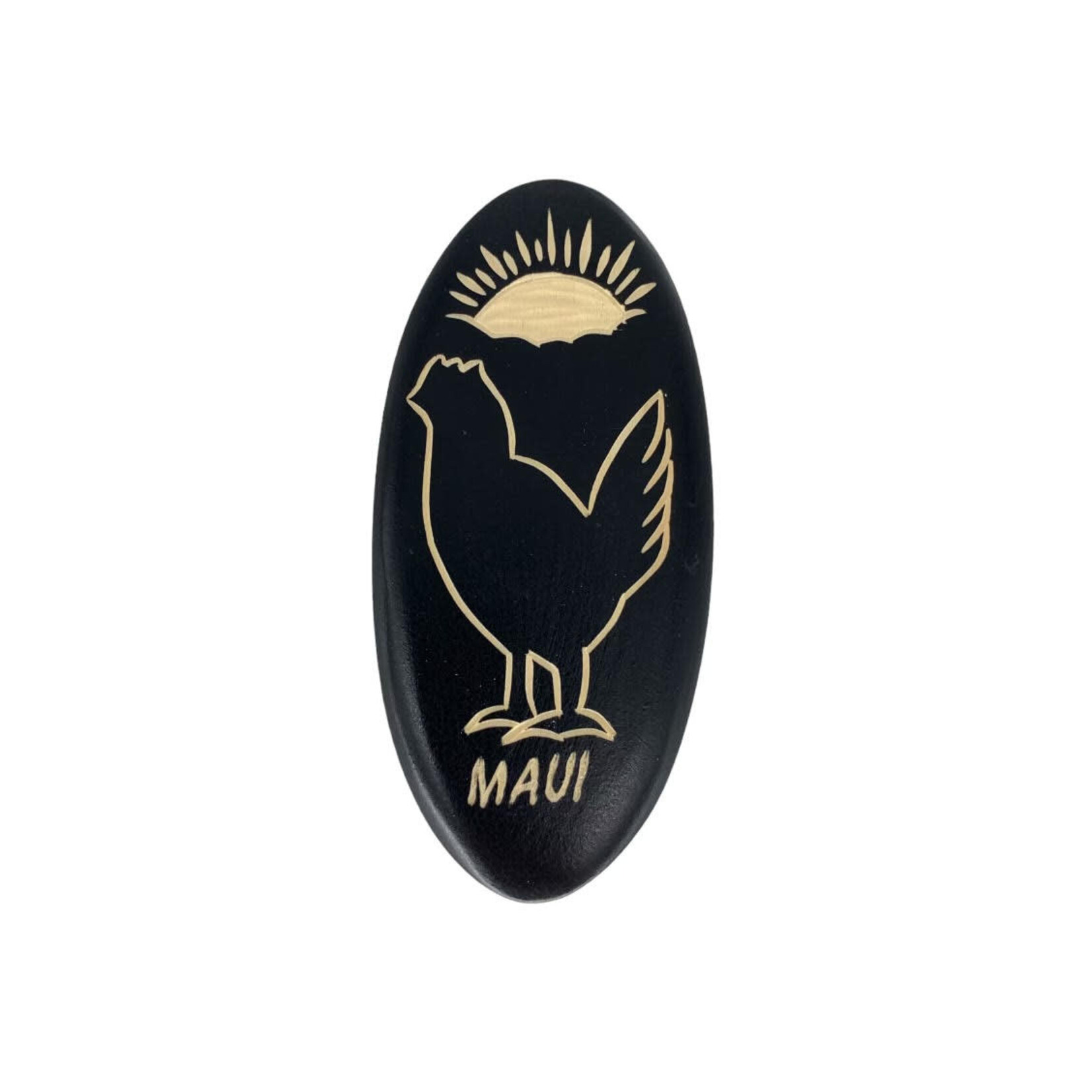 Hand Carved Magnet, Pack of 10 Maui Chicken