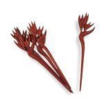 Hand Carved Bird of Paradise Hair Stick - Pack of 5