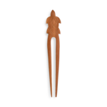 Hand Carved Turtle Double Prong Hair Stick - Pack of 5