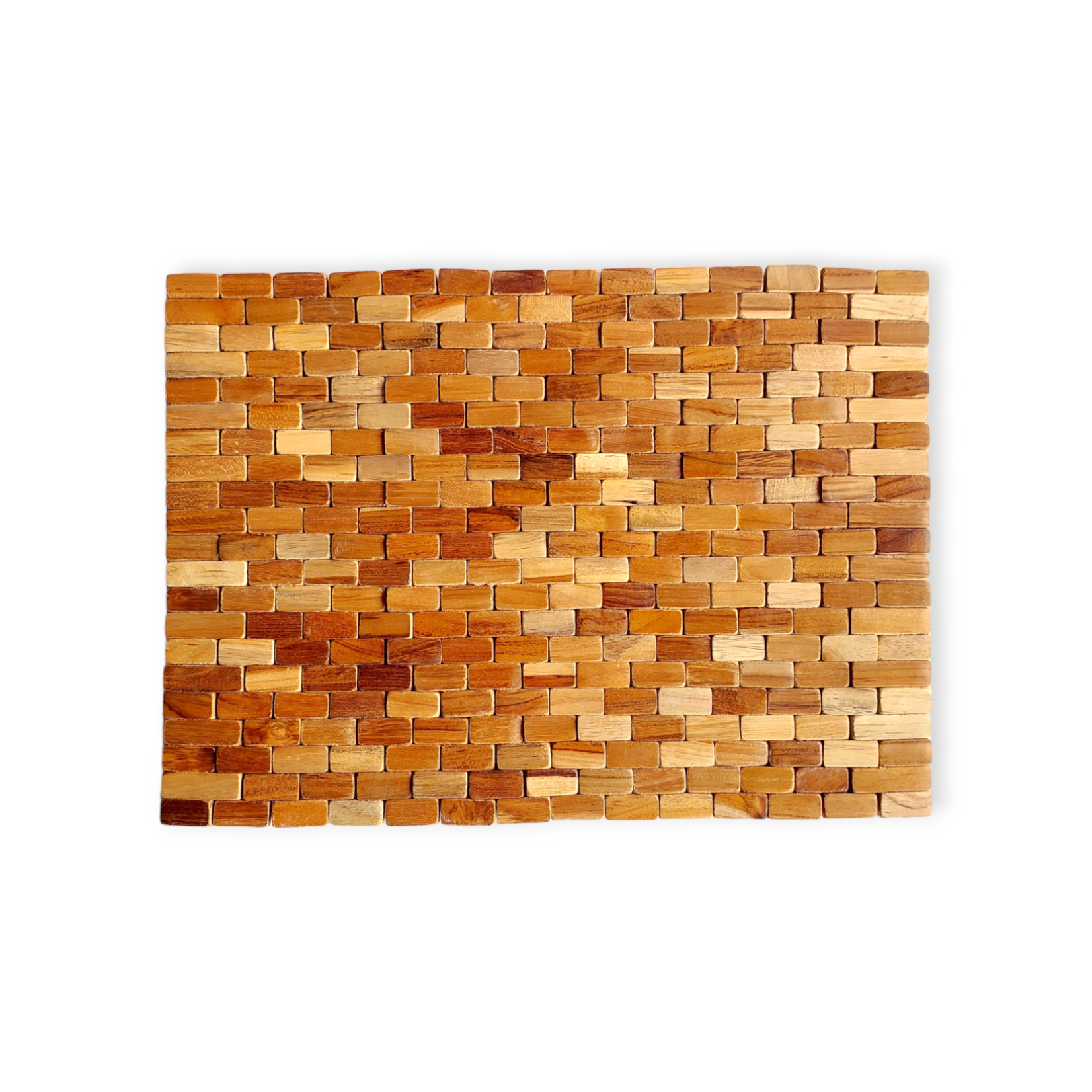 Hand Woven Solid Teak Placemat
