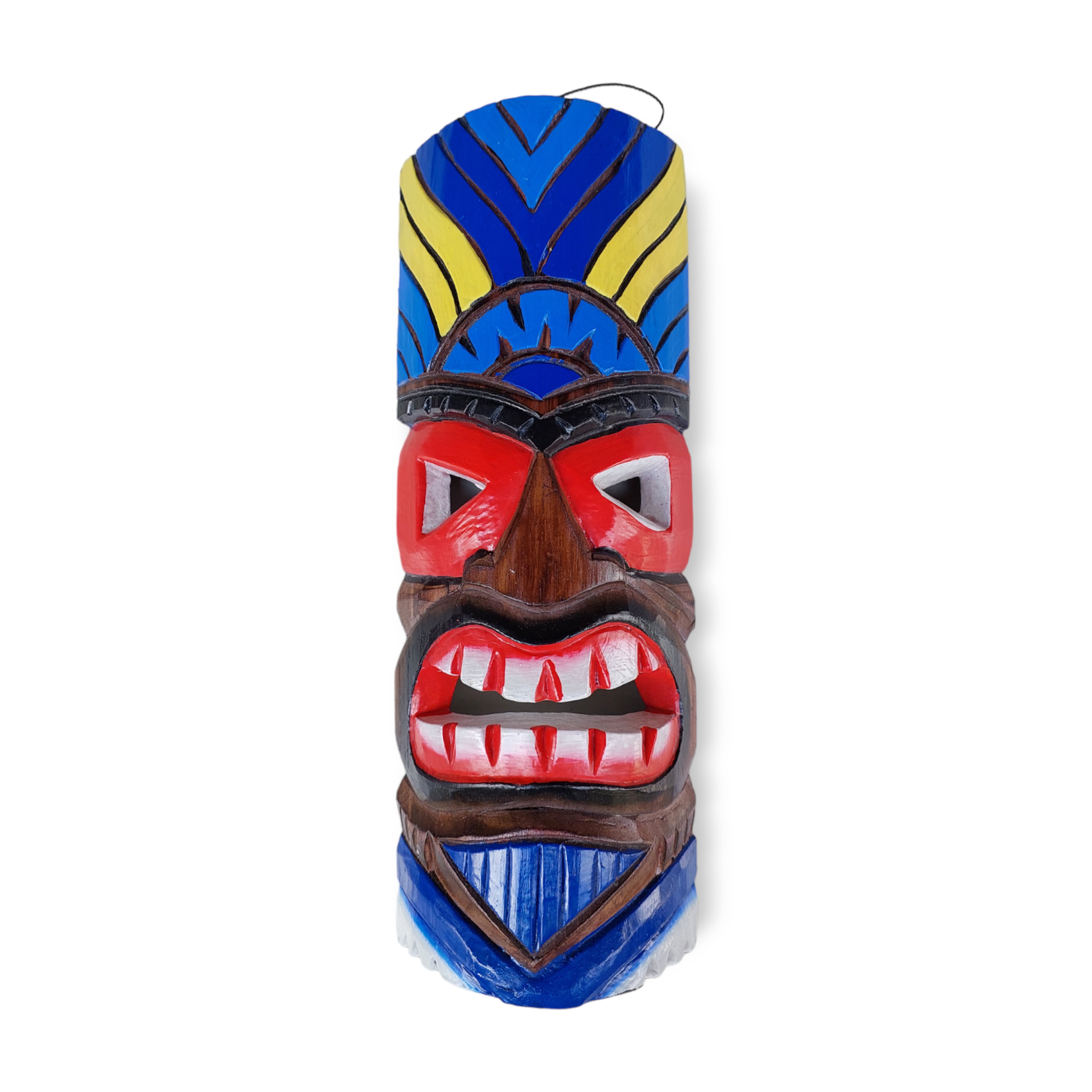 Hand Made Tiki Mask Sun Warrior