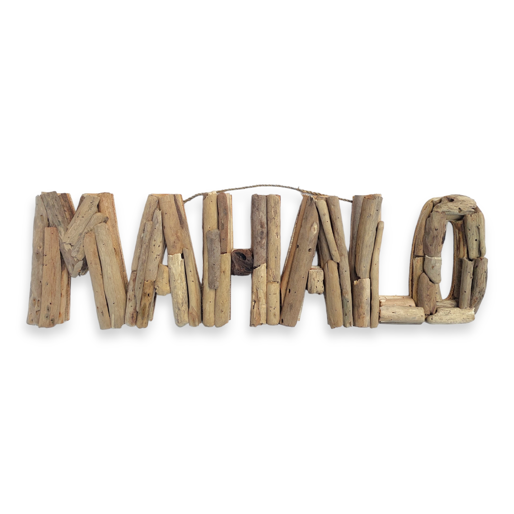 Handmade Driftwood Sign Mahalo