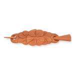 Hand Carved Fruitwood Plumeria Hair Barrette Pack of 5