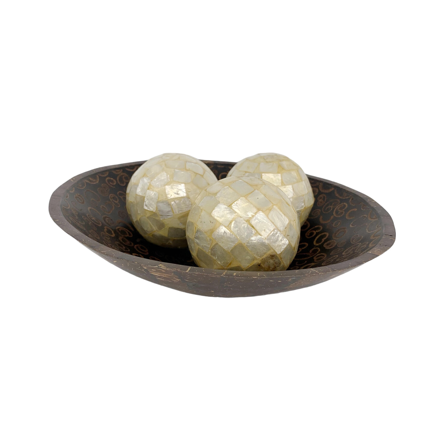 Hand Made Capiz Shell Decorative Ball