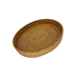 14" x 16" Oval Rattan Tray