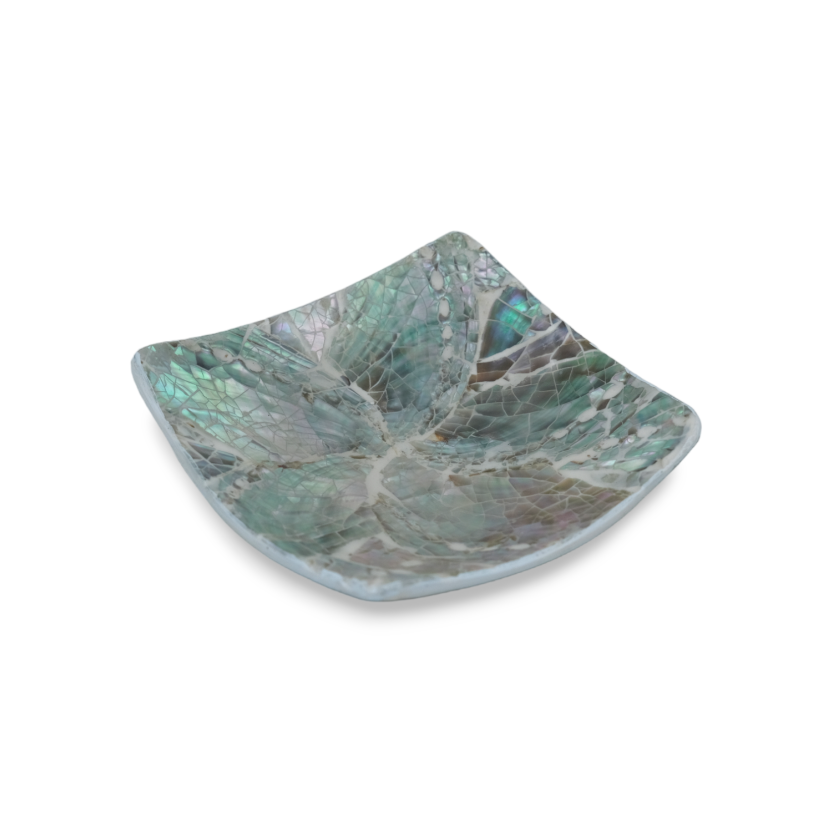 Handmade 7 Eye Dish Small Light Square