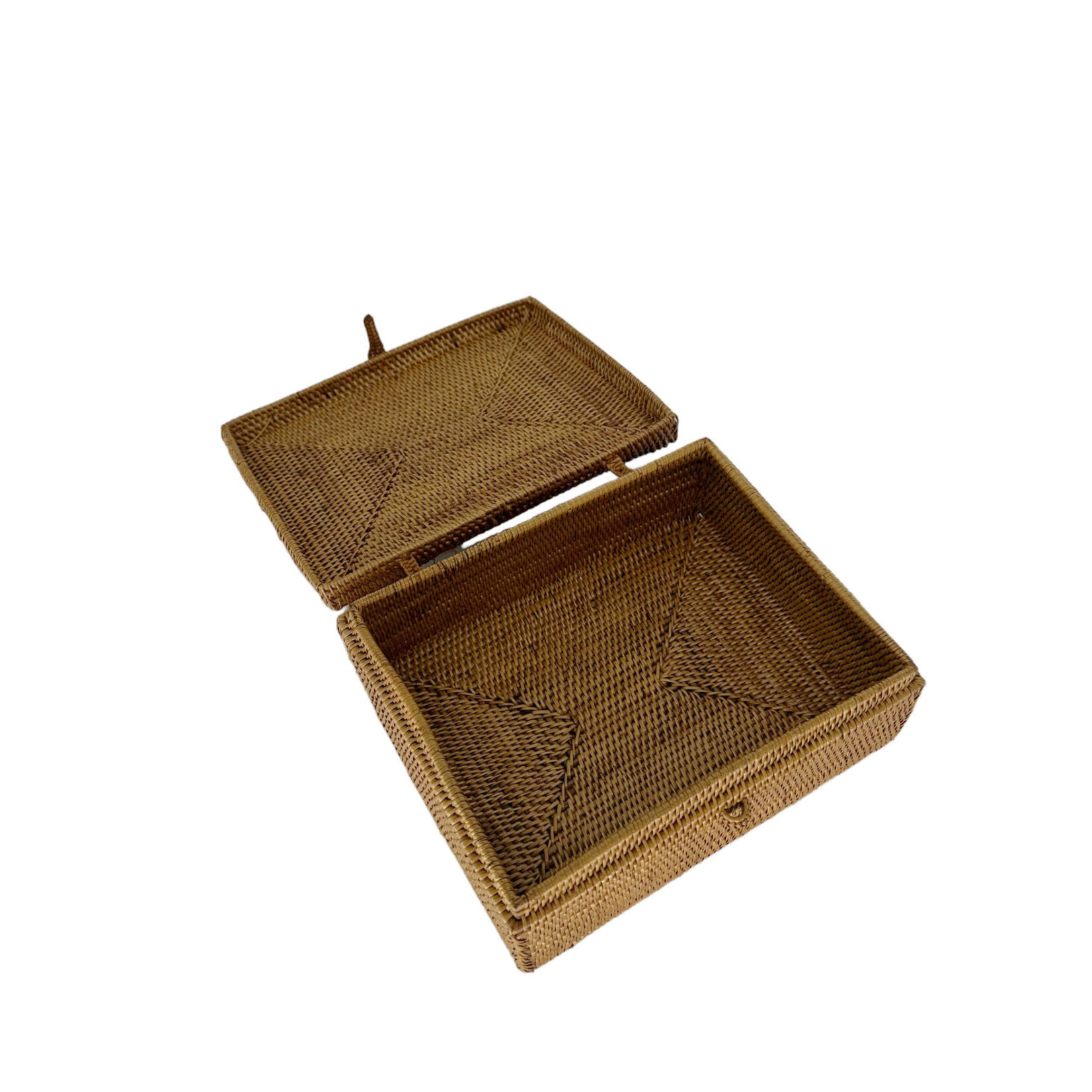 Hand Woven Ata Basket #69 Wide Rectangle