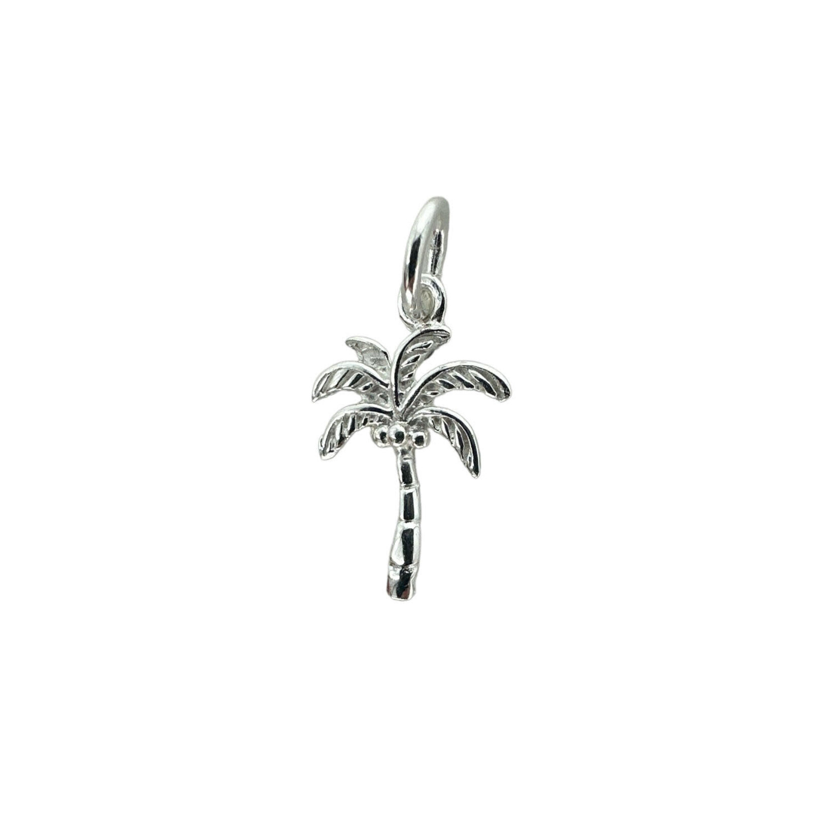 P425 Sterling Silver Palm Tree Pendant