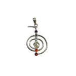 Sterling Silver Chakra Pendant CH6