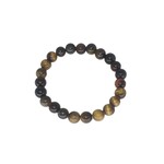 Mixed Tiger Eye Gemstone Stretch Bracelet 8mm