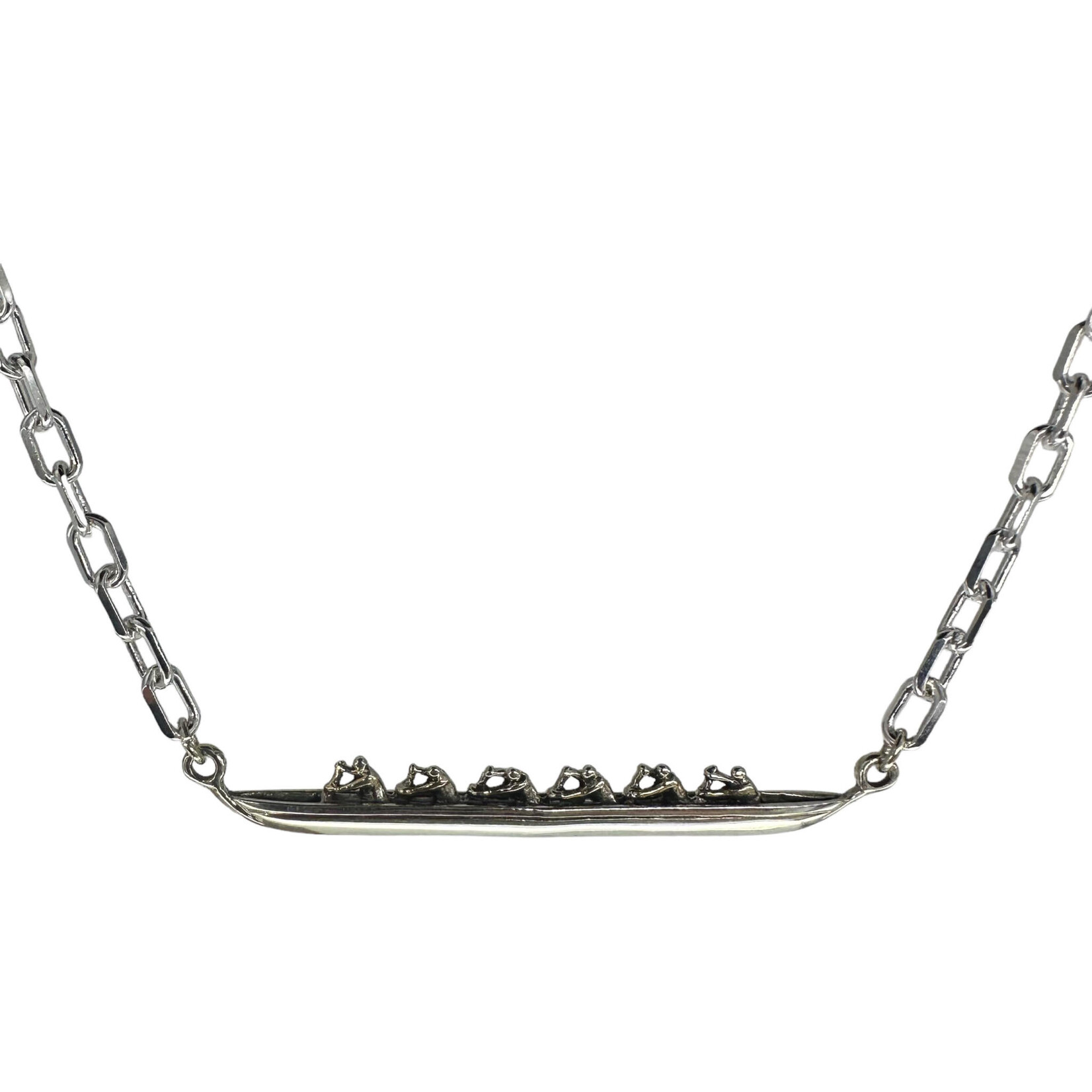 Sterling Silver OC6 Crew Necklace