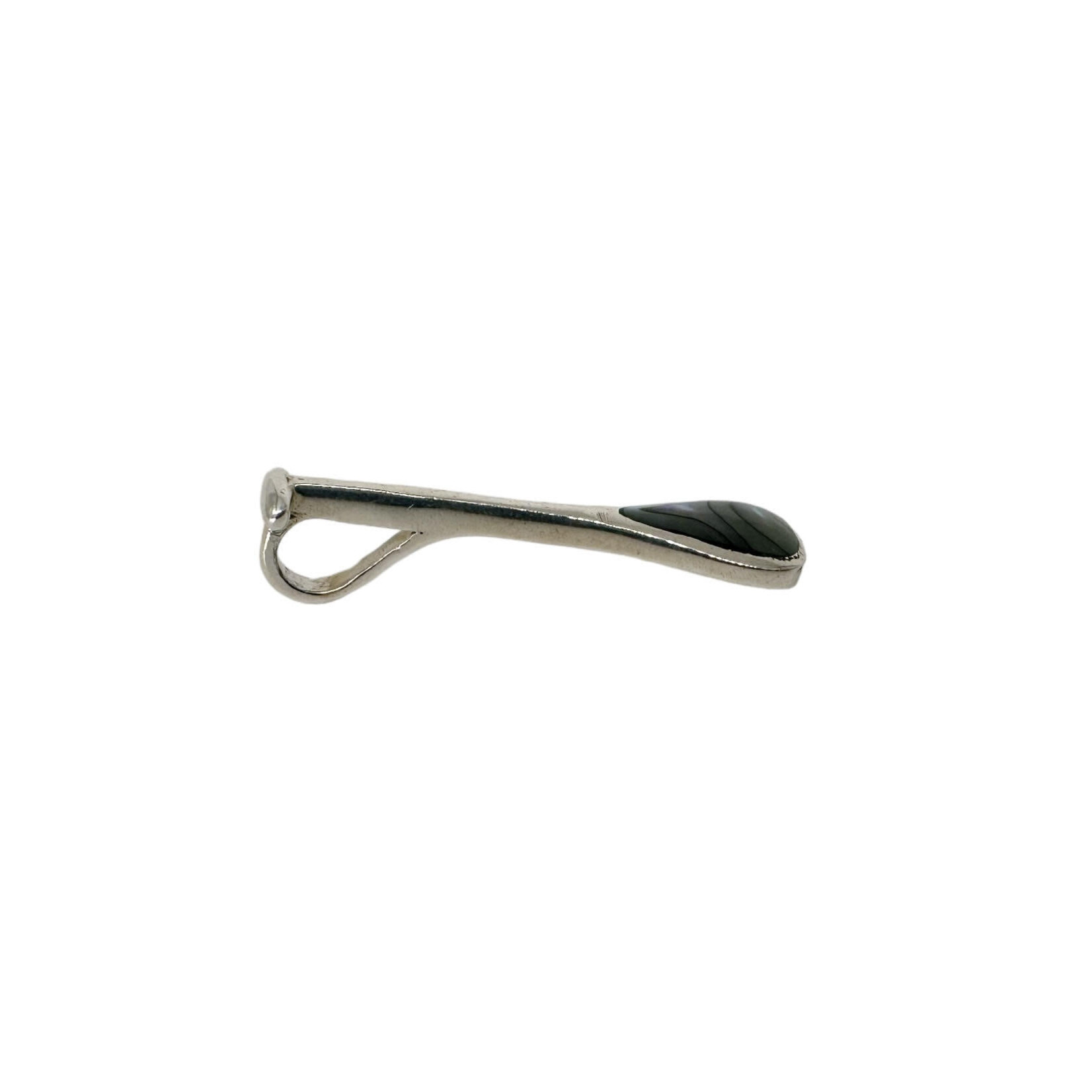 P300 Sterling Silver Paua Shell OC Paddle Pendant