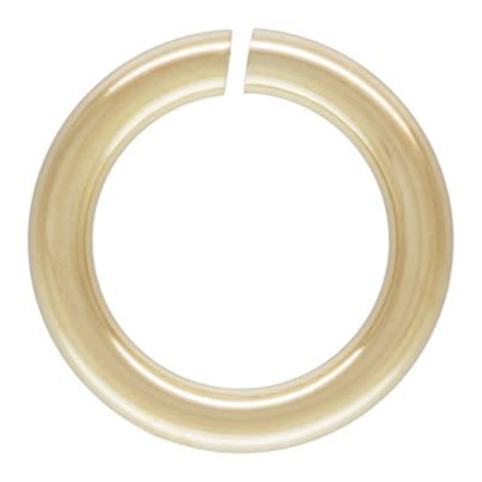 Gold Fill Jump Ring Click & Lock  22ga (0.64 x 4.0mm) Pack of 10