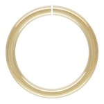 Gold Fill Jump Ring Click & Lock  22ga (0.64 x 6.0mm) Pack of 10