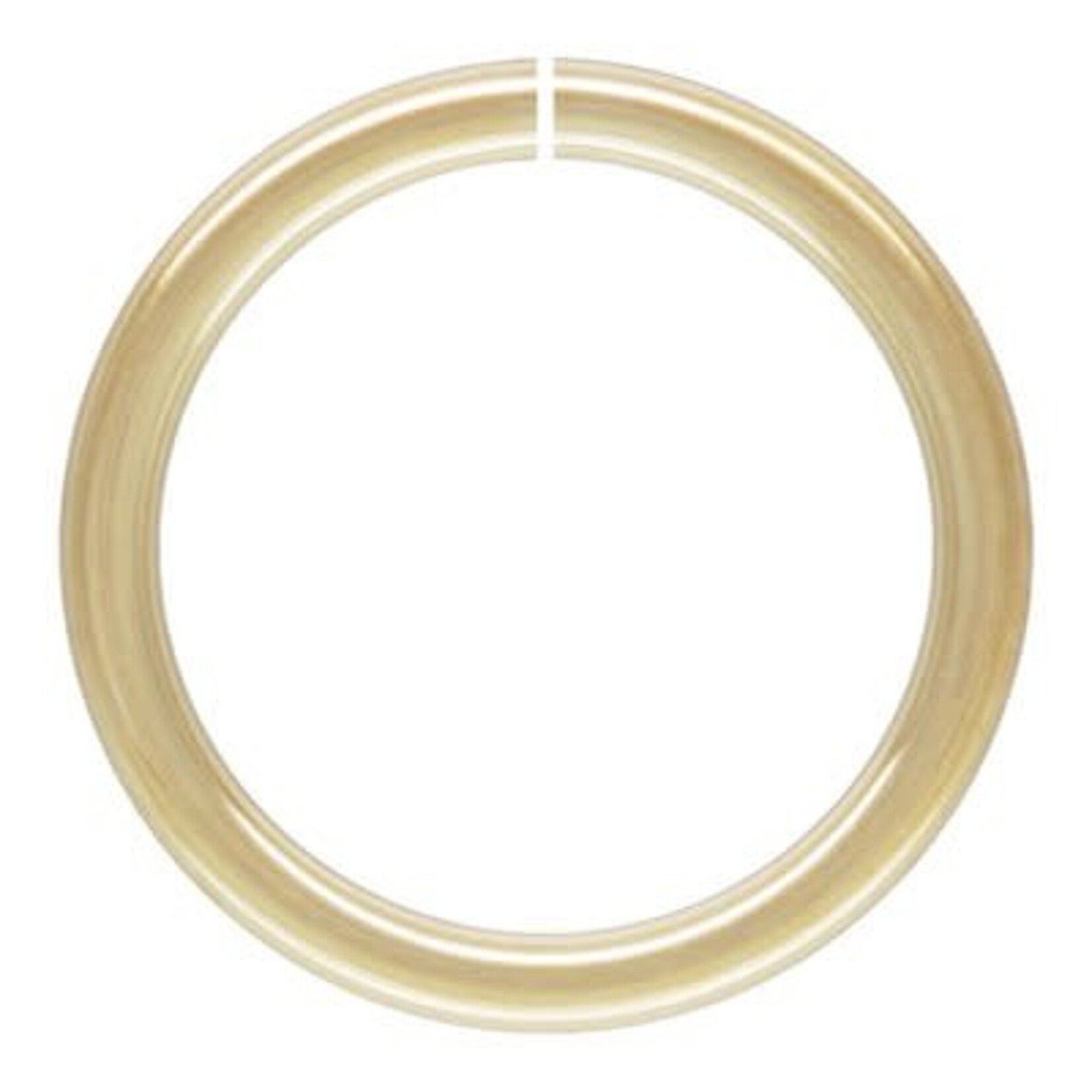 Gold Fill Jump Ring Click & Lock  22ga (0.64 x 6.0mm) Pack of 10