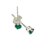 Click to See Tiny Gemstone Stud Earrings