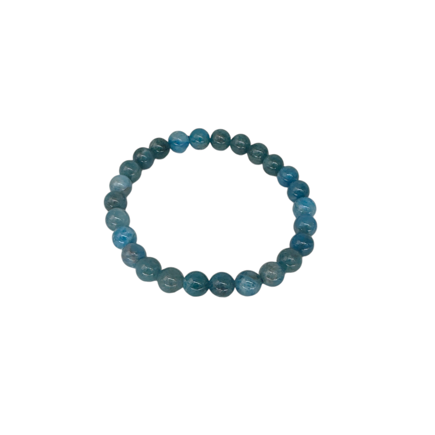 Apatite Gemstone Stretch Bracelet 8mm