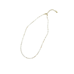 16-18" Natural Shell Bead Necklace Tan